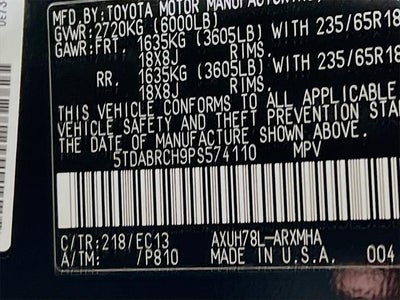 2023 Toyota Highlander Hybrid Bronze Edition