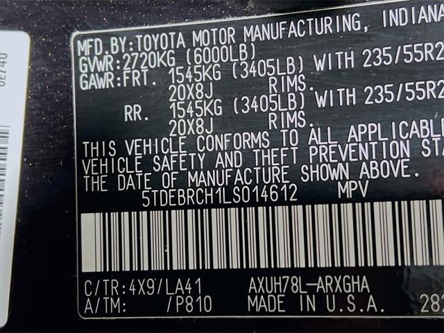 2020 Toyota Highlander Hybrid Platinum