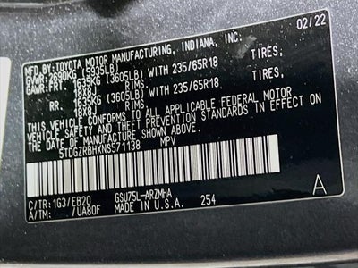 2022 Toyota Highlander XLE