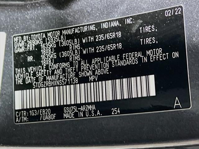 2022 Toyota Highlander XLE