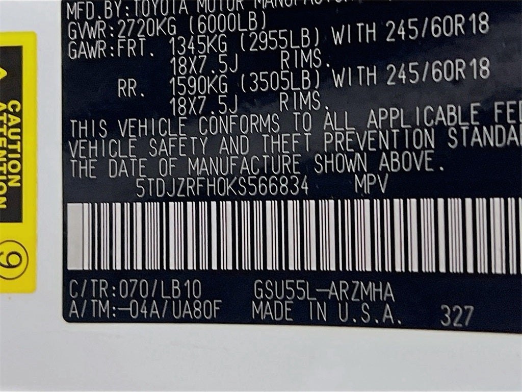 2019 Toyota Highlander XLE