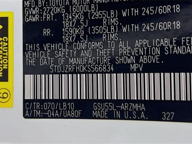 2019 Toyota Highlander XLE