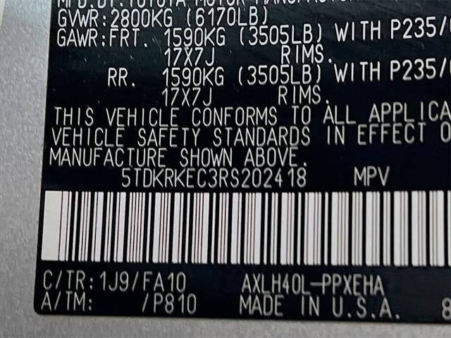 2024 Toyota Sienna LE 8 Passenger