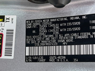 2021 Toyota Highlander XSE