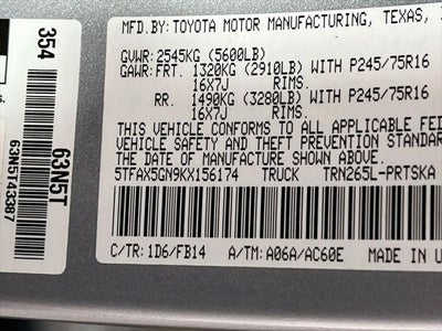 2019 Toyota Tacoma SR