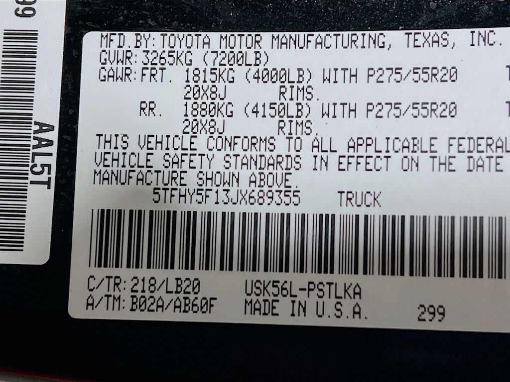 2018 Toyota Tundra Limited CrewMax