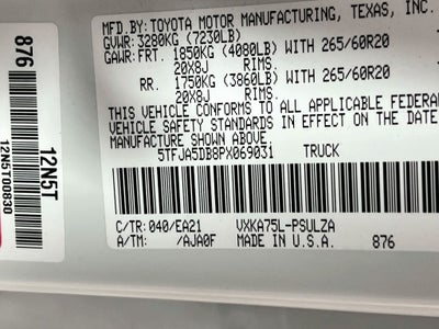 2023 Toyota Tundra Limited