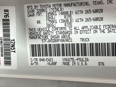 2023 Toyota Tundra Limited