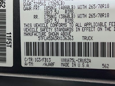 2024 Toyota Tundra SR5