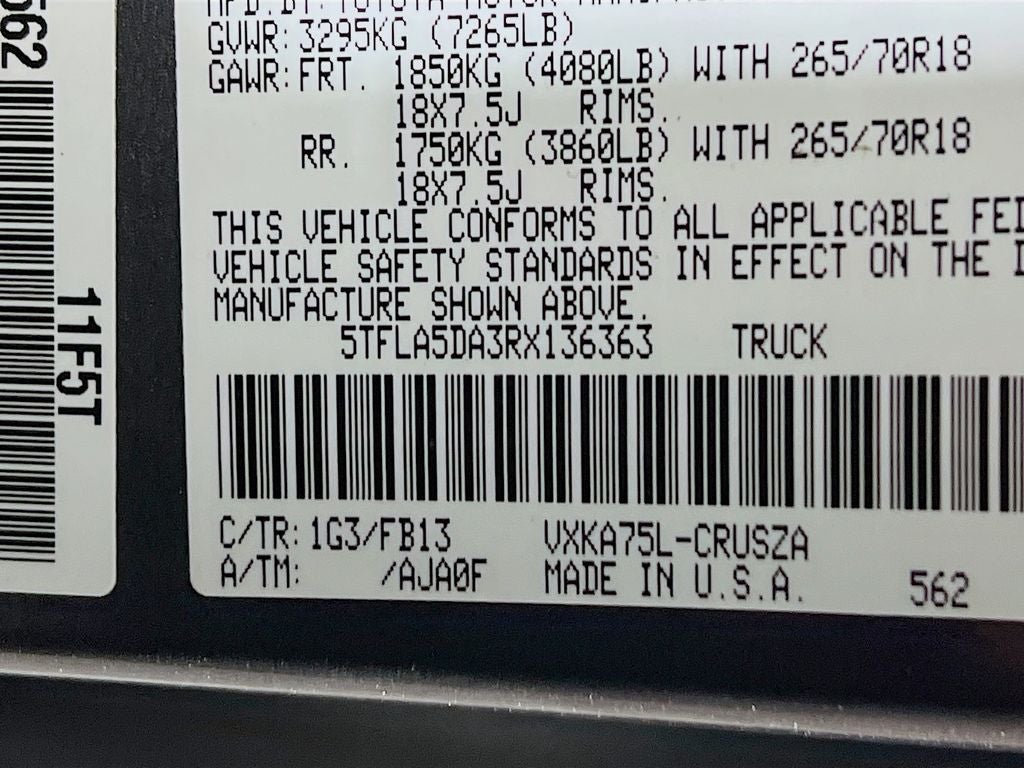 2024 Toyota Tundra SR5