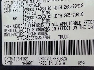 2026 Toyota Tundra SR5