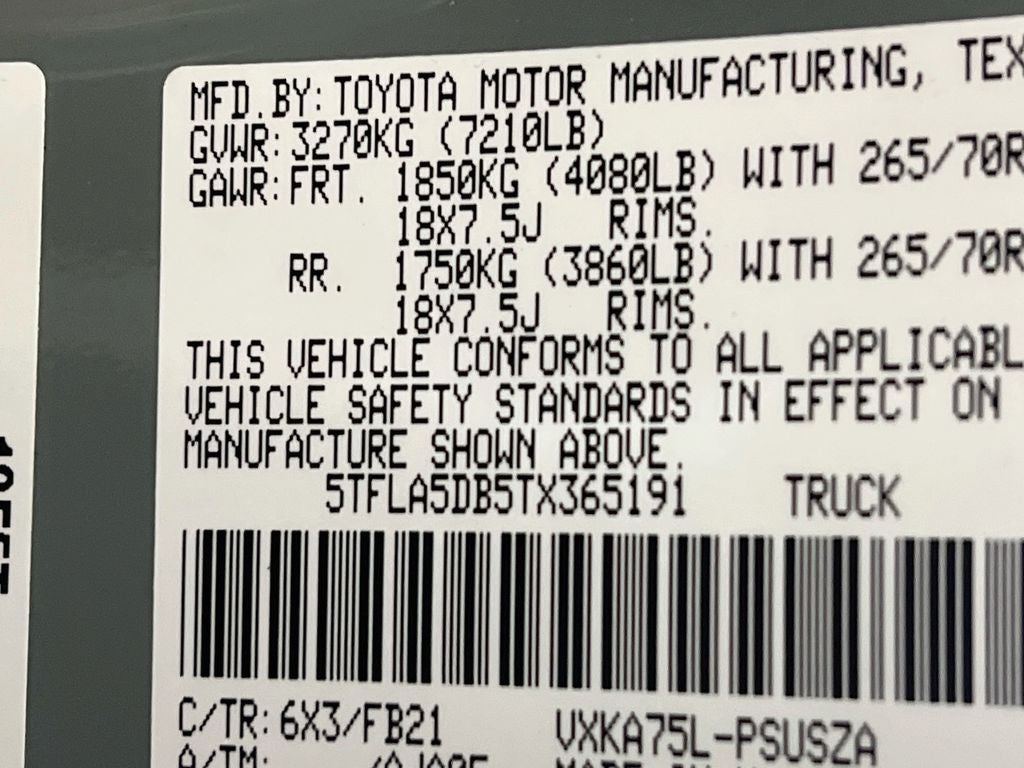 2026 Toyota Tundra SR5