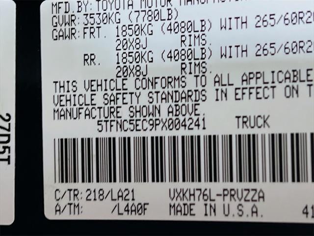 2023 Toyota Tundra Hybrid Platinum