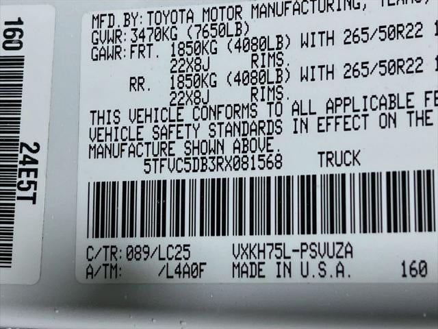 2024 Toyota Tundra Hybrid Capstone