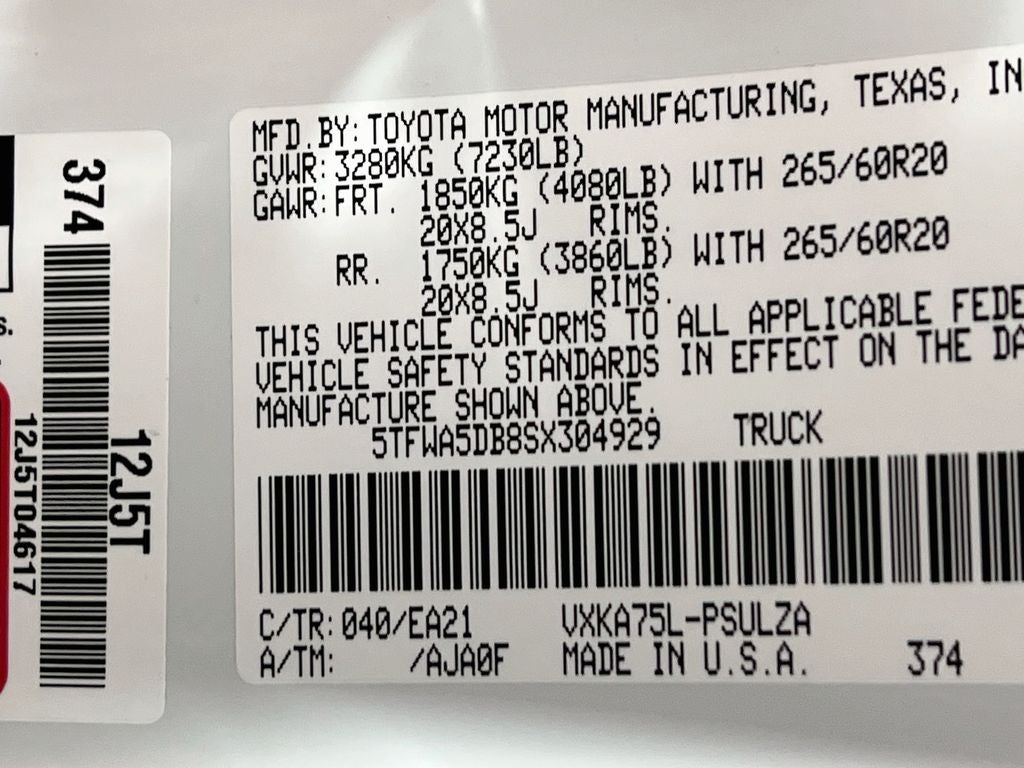 2025 Toyota Tundra Limited