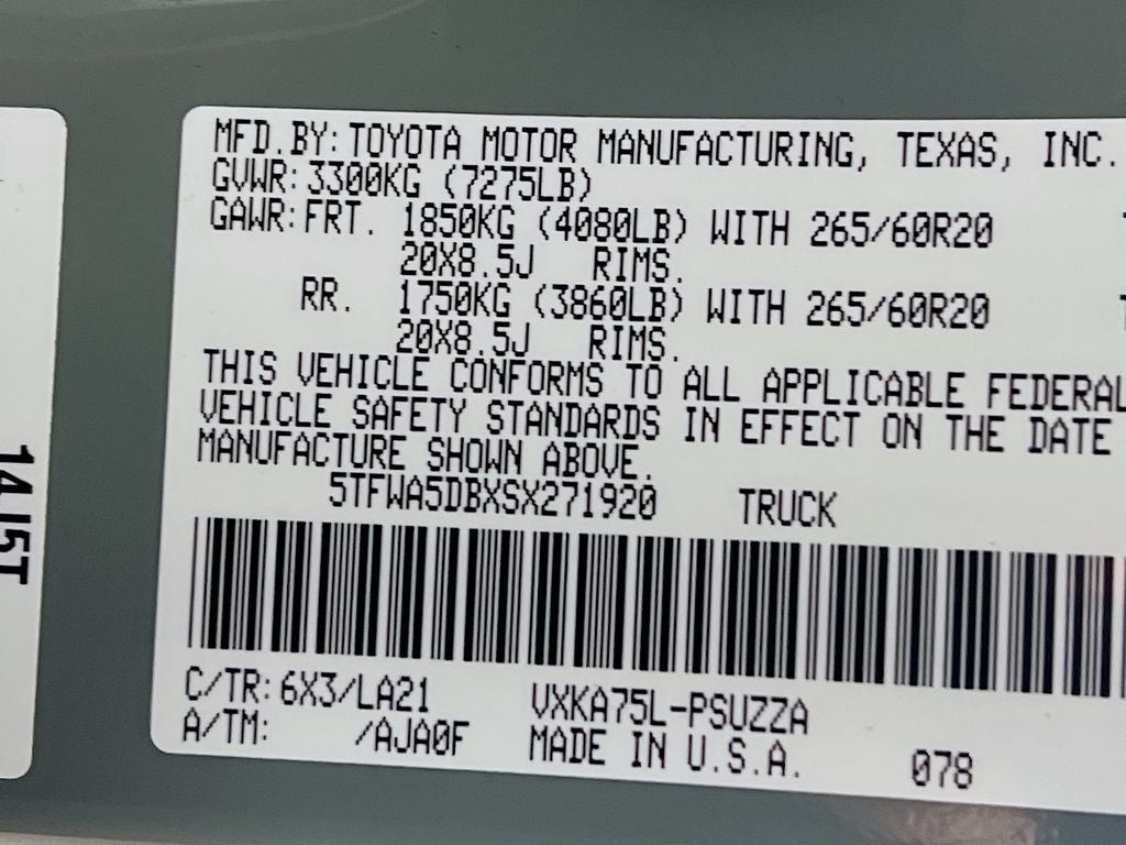 2025 Toyota Tundra Platinum
