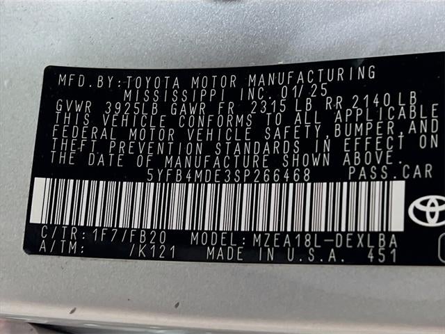 2025 Toyota Corolla LE