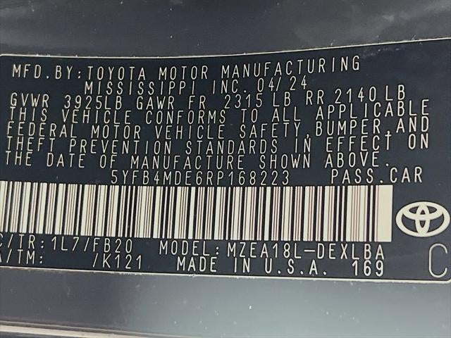 2024 Toyota Corolla LE
