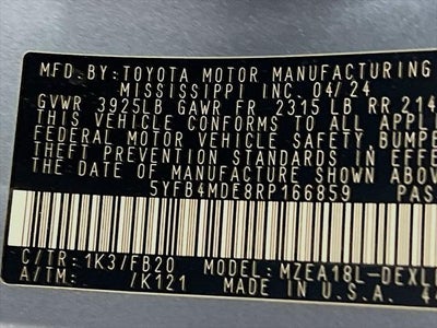 2024 Toyota Corolla LE