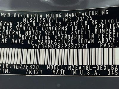 2025 Toyota Corolla LE