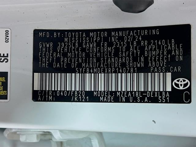 2024 Toyota Corolla LE