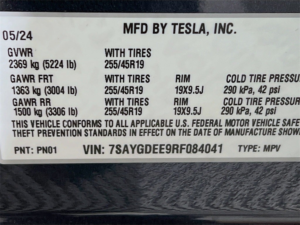 2024 Tesla Model Y Long Range