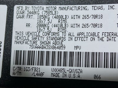 2025 Toyota Sequoia SR5