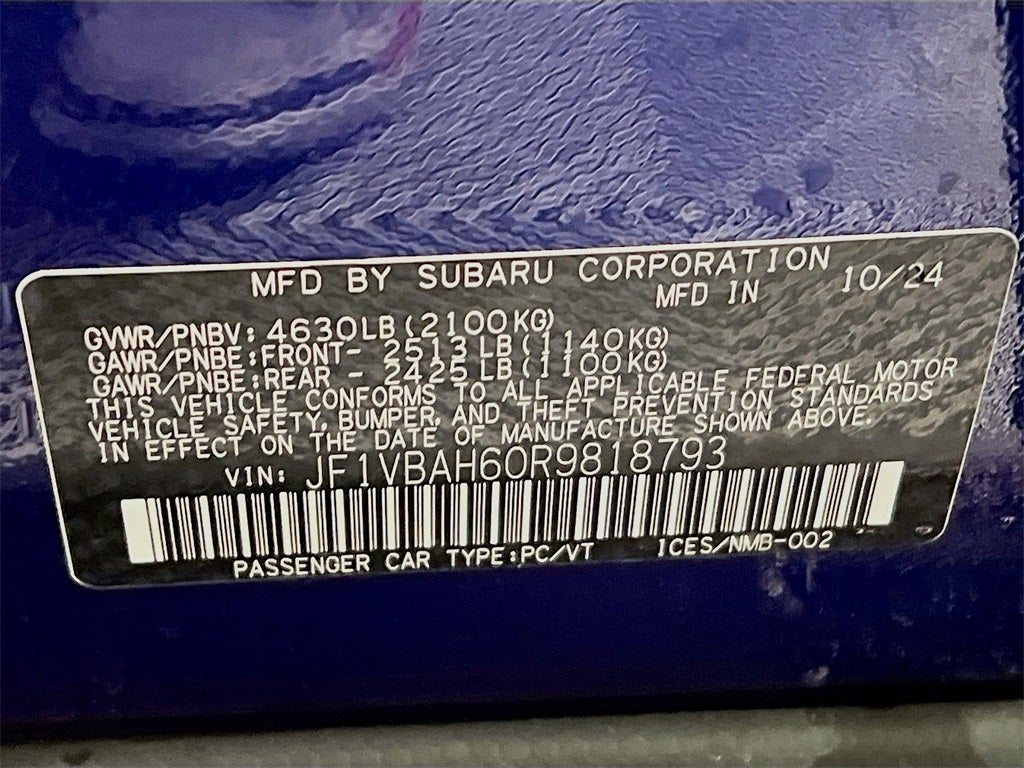 2024 Subaru WRX Premium