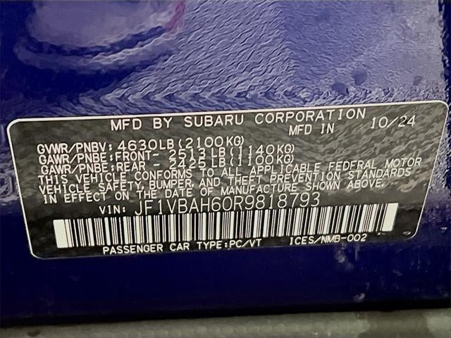 2024 Subaru WRX Premium
