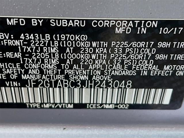 2018 Subaru Crosstrek 2.0i Premium