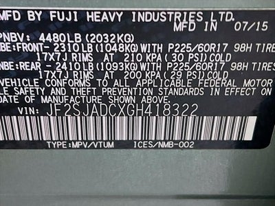 2016 Subaru Forester 2.5i Premium