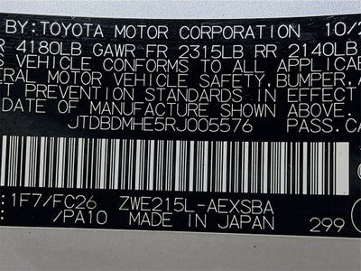 2024 Toyota Corolla Hybrid SE