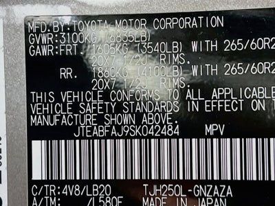 2025 Toyota Land Cruiser Base