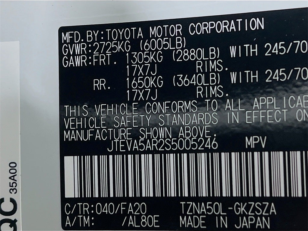 2025 Toyota 4Runner SR5