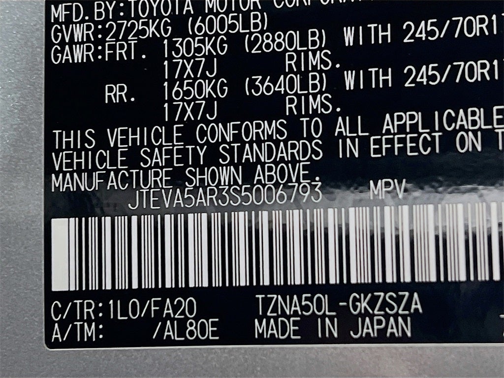 2025 Toyota 4Runner SR5