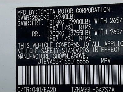 2025 Toyota 4Runner TRD Off-Road Premium