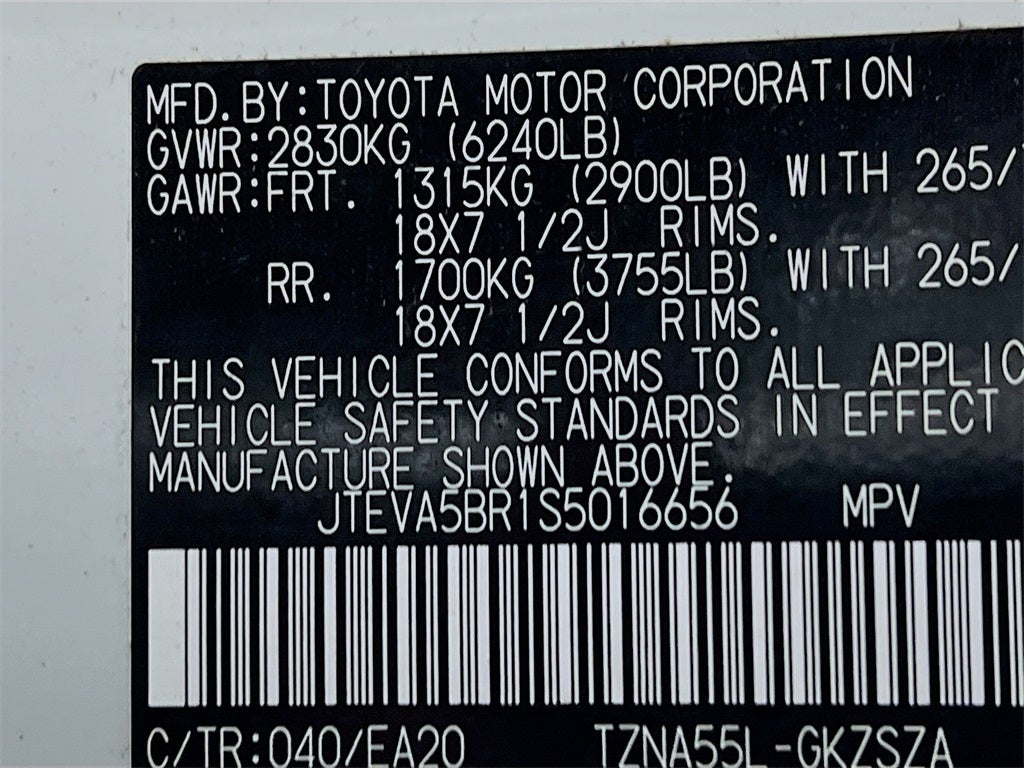 2025 Toyota 4Runner TRD Off-Road Premium