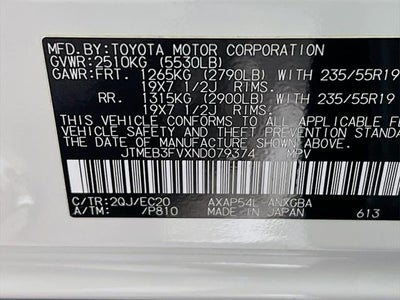 2022 Toyota RAV4 Prime XSE