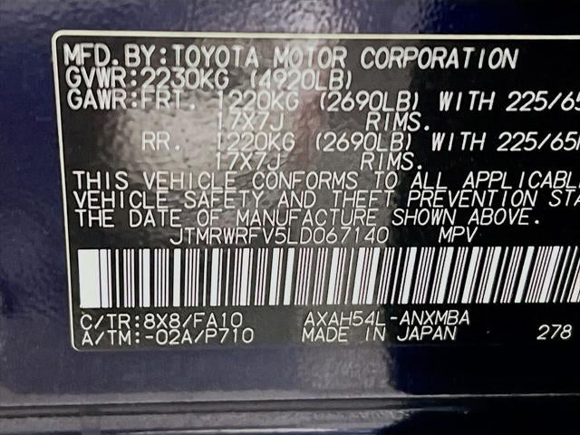 2020 Toyota RAV4 Hybrid XLE