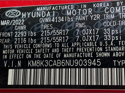 2022 Hyundai Kona SEL