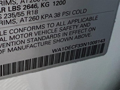 2022 Audi Q3 Premium S Line quattro