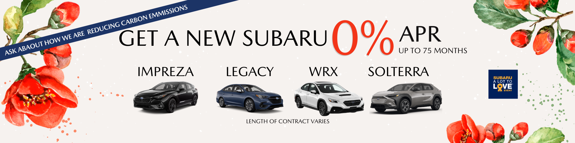 0% APR Specials March 2026